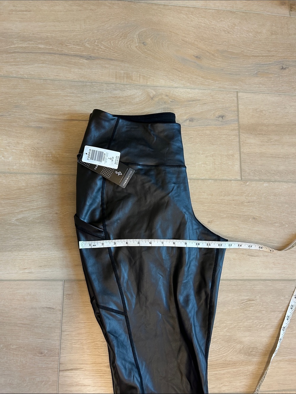 NWT Torrid Black Faux Leather Coated Active Leggings size 2X 18-20 - Picture 15 of 15
